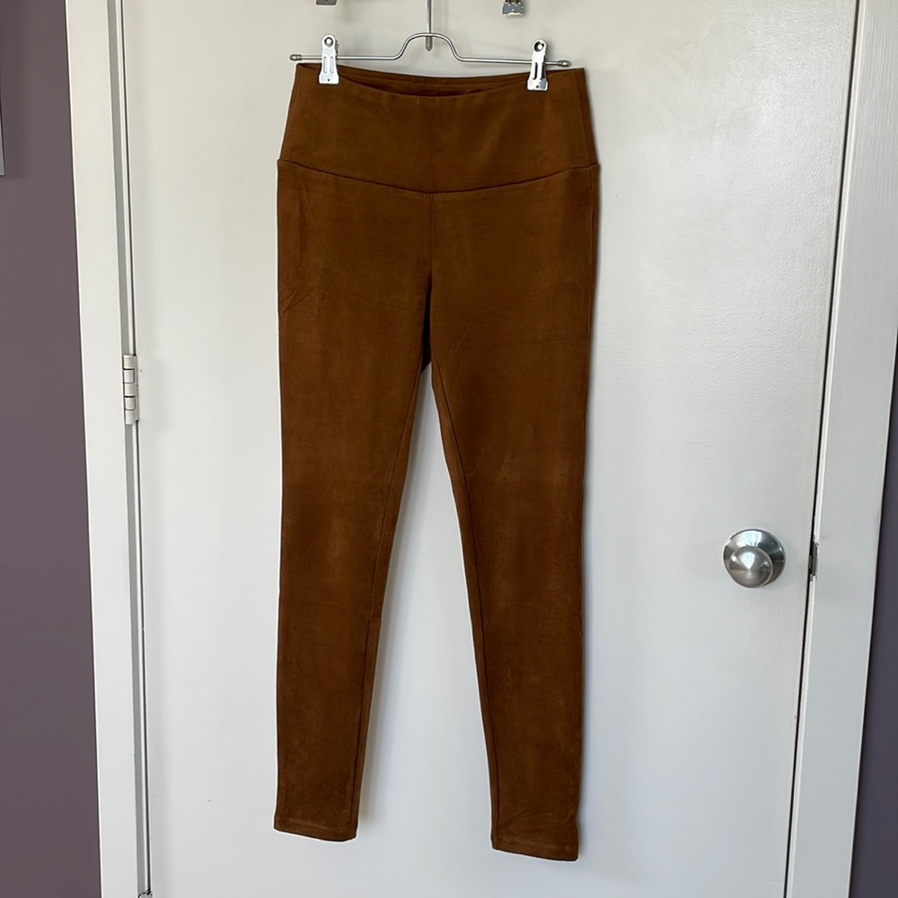 J Mclaughlin faux suede leggings size s